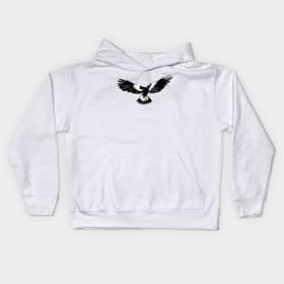 Magpie in Flight Kids Hoodie